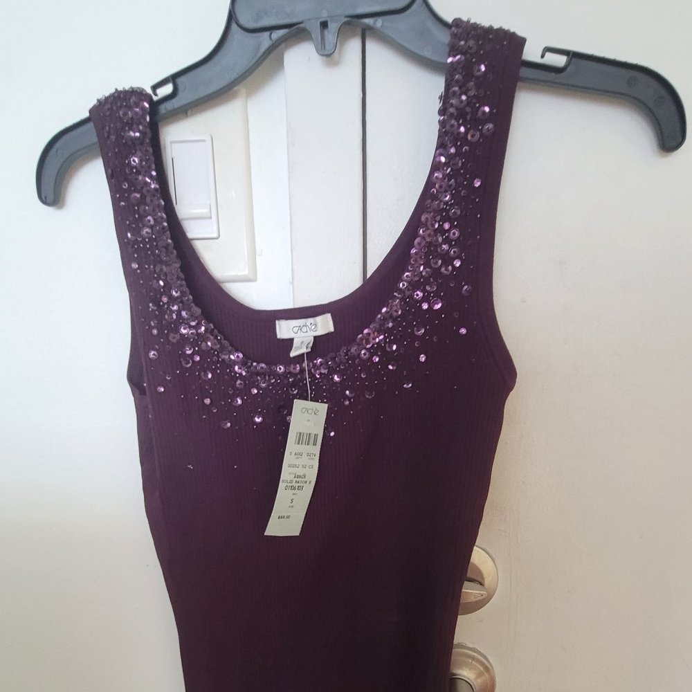 Cache tanktop  eggplant color